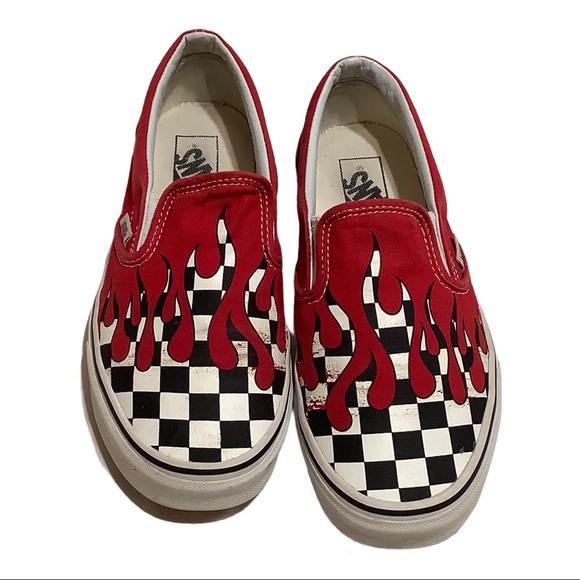 vans red drip